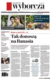 Aktuální vydání deníku Gazeta Wyborcza