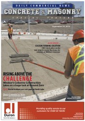 Daily Commercial News - Concrete/Masonry Feature (24 Sep 2010)