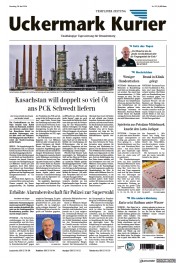 Uckermark Kurier Templiner Zeitung (4 Mai 2024)