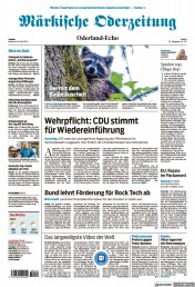 Märkische Oderzeitung (Seelow) (16 Mai 2022)