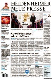 Heidenheimer Neue Presse (2 Dez 2022)