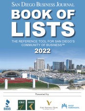 San Diego Business Journal - Book of Lists (27 Dec 2021)