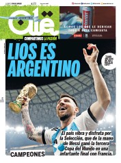 Olé edición histórica: Argentina Campeón (19 dic. 2022)