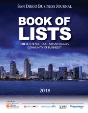 San Diego Business Journal - Book of Lists (25 Dec 2017)